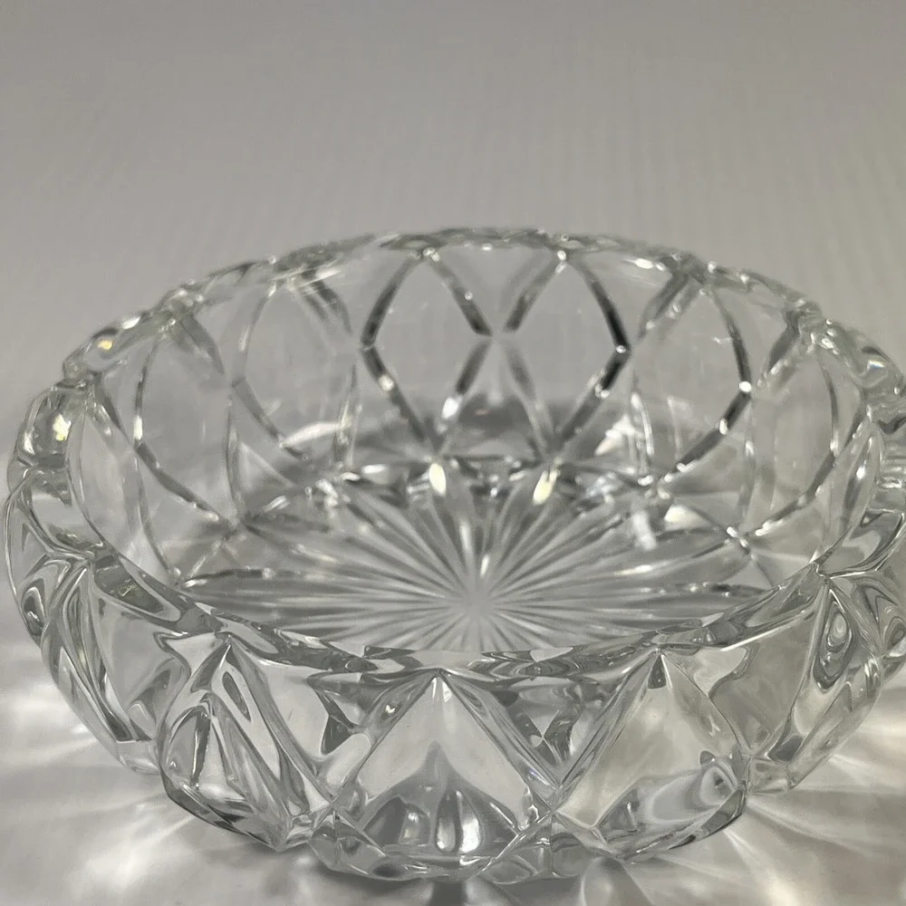 Famous Hersheys Kiss Crystal Candy Dish Clear